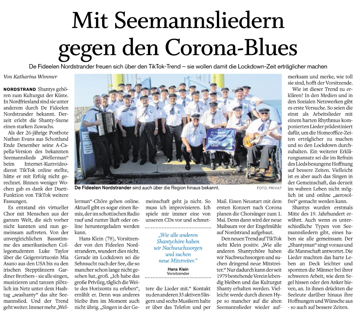 De Fideelen Nordstrander (Mai 2018)